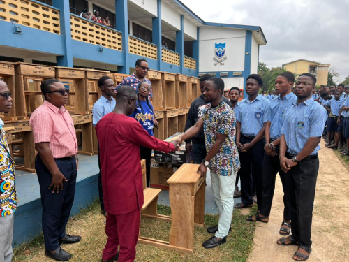 OTSHS SRC Invests in School's Future with Major Donation of Furniture and Musical Equipment