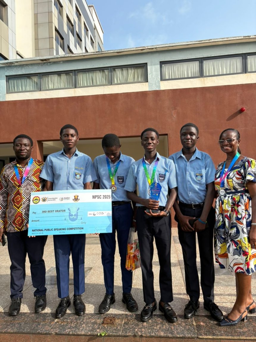 Osei Tutu SHS Places Third in the 2025 National Public Speaking Competition